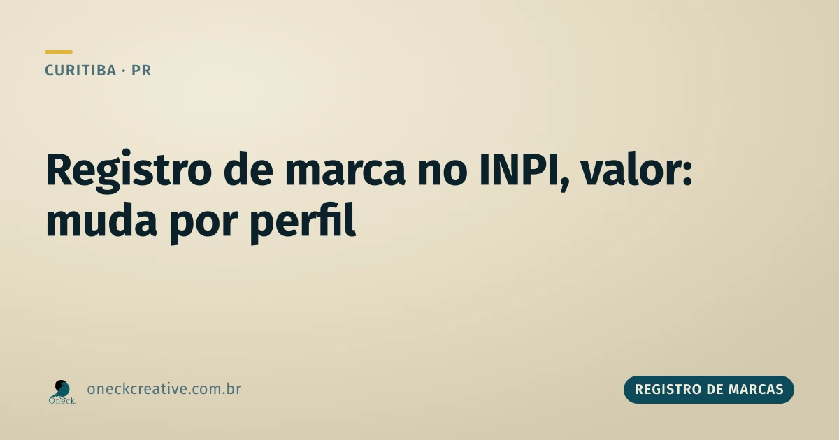 Registro de marca no INPI: o valor muda conforme o perfil de quem pede