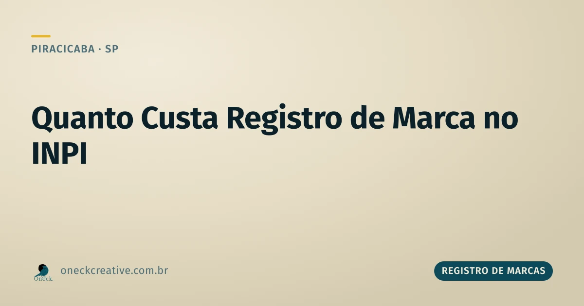 Quanto custa registro de marca no INPI quando o negócio tem mais de uma linha