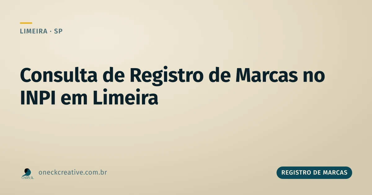 Consulta de registro de marcas no INPI em Limeira: como a busca funciona por dentro