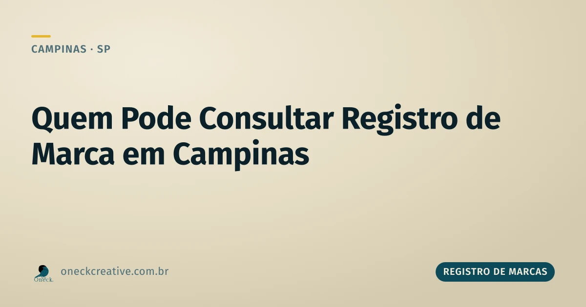 Consultar registro de marcas em Campinas: quem faz e em que momento do negócio