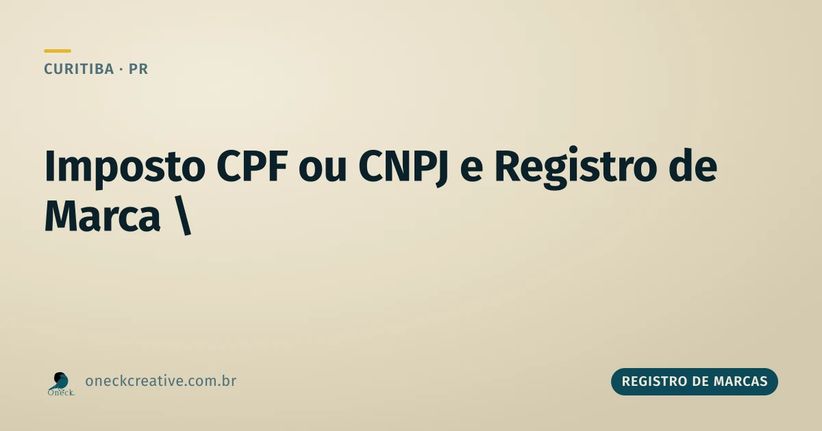 Quem paga mais imposto, CPF ou CNPJ, em Curitiba